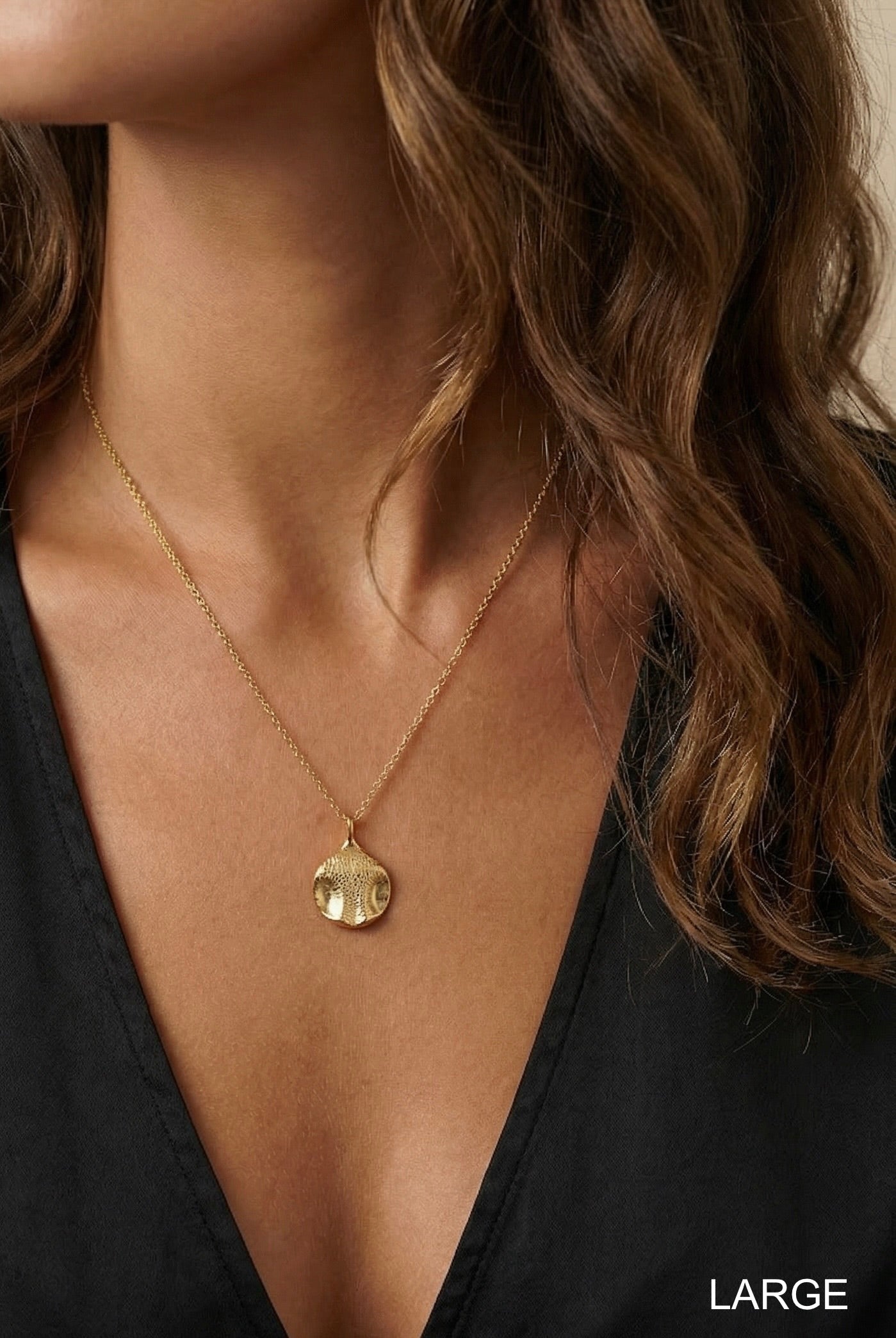 Finger-/Tierabdruck - Halskette "Rund"