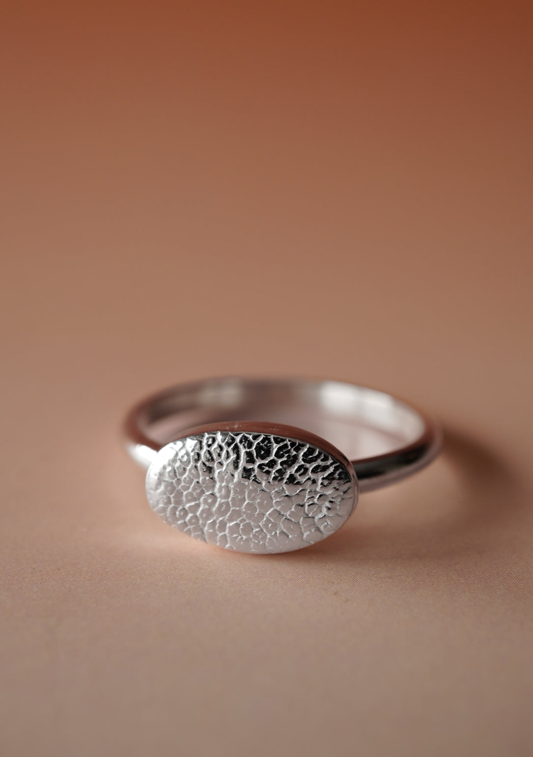 Finger-/Tierabdruck - Ring "Oval"