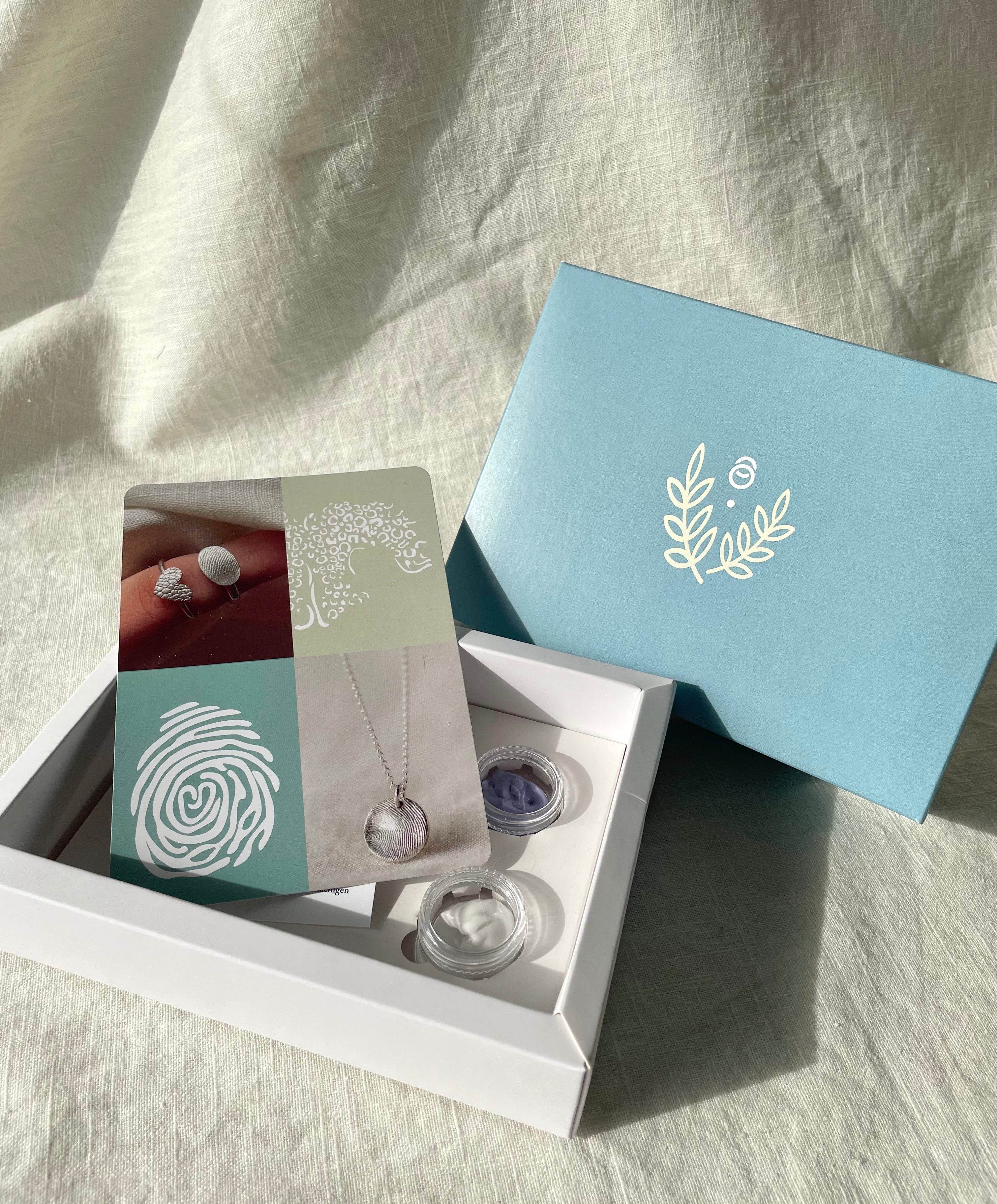 Finger-/Tierabdruck - Ring "Oval"