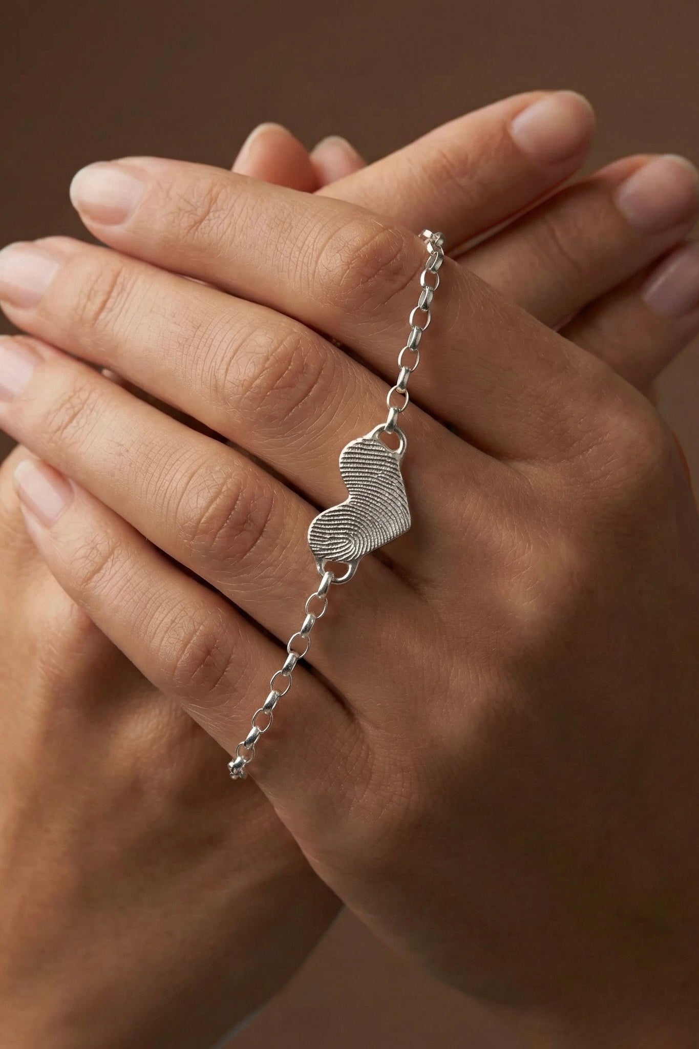 Finger-/Tierabdruck - Armband "Herz"