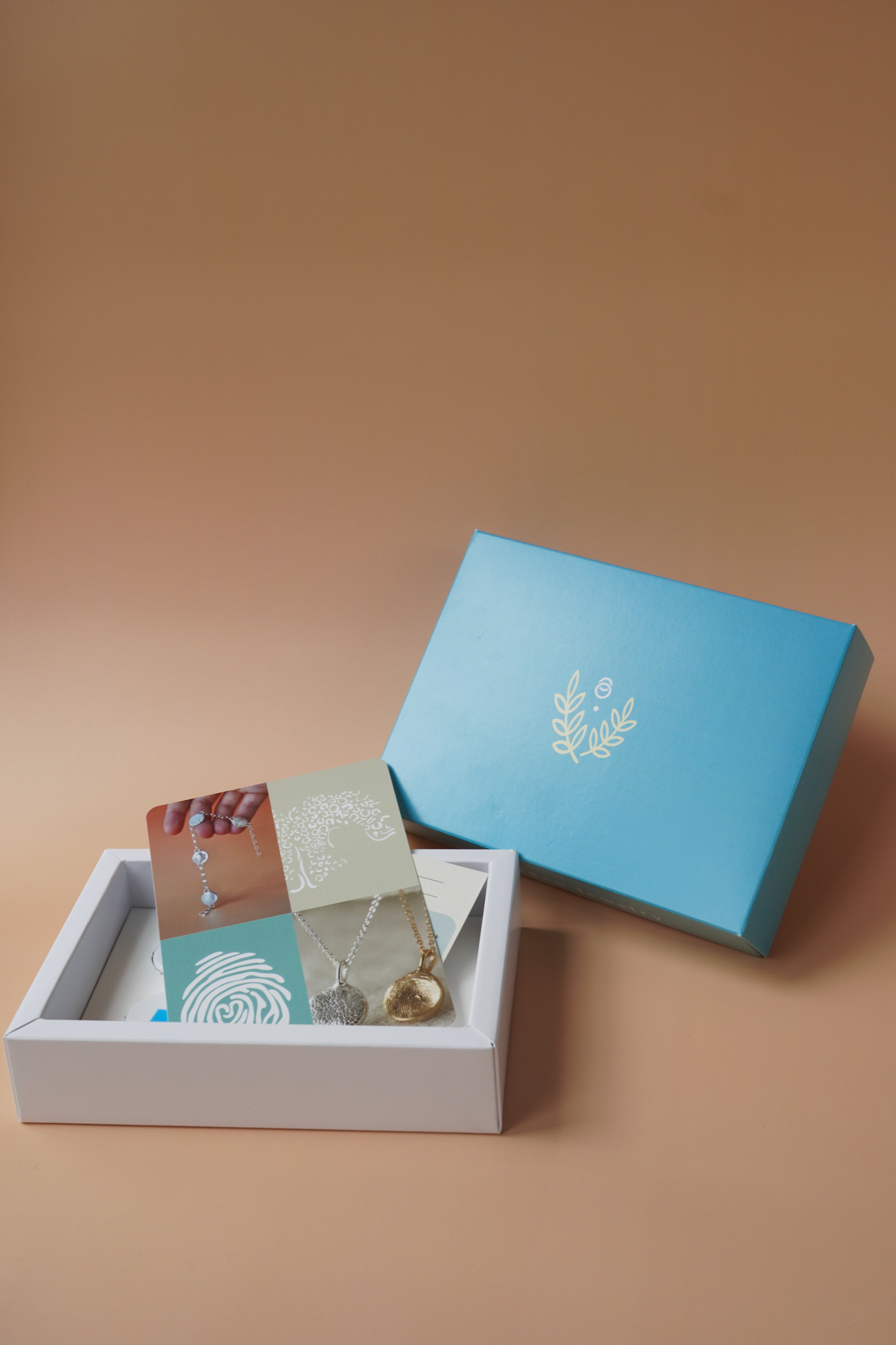 Finger-/Tierabdruck - Halskette "Herz"